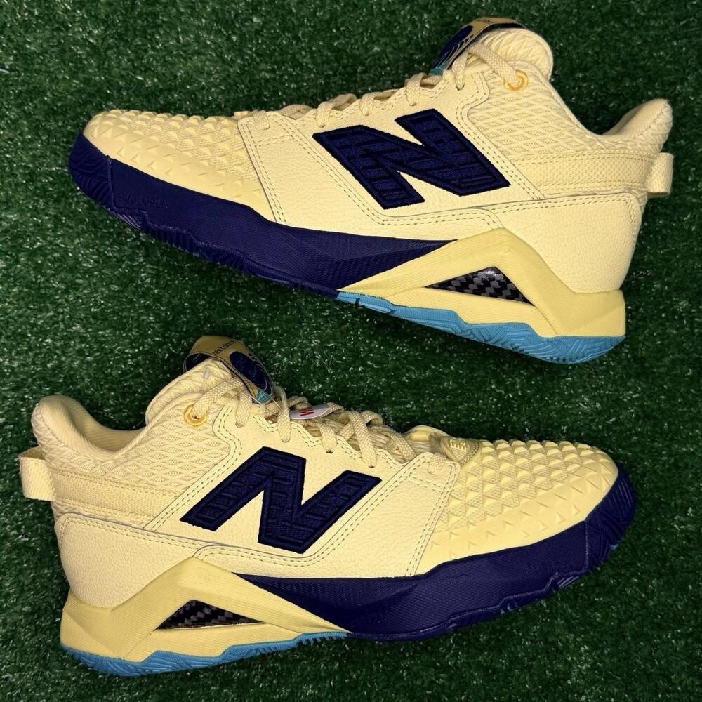 New Balance Women’s Coco CG2 Tennis Pickleball Shoes Yellow Wide 7 W/5.5 M New